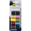KORBOND Selezione di Mix di Fili in Poliestere Core Korbond - rocchetti 12 x 32 m - 10 Colori - 384 Metri - Cuciture a Mano e Macchina, riparazioni, creazioni