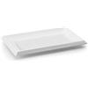 Lacor-Piatto in melamina classica 26 x 16 x 2 cm bianco