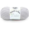 Lion Brand Yarn Company 215-149 Feels Like Butta - Filato, grigio chiaro, matassa