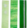 Pracht Creatives Hobby 7073-20035 Piastre di cera per decorazioni mix verde/argento, 3 mezze piastre di cera di circa 20 x 5 x 0,05 cm, strisce di cera per modellare e decorare candele