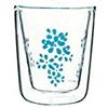 ZAK Designs Zak! designs 6758-4716 - Bicchiere a doppia parete, colore: Blu acqua
