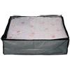 MSV homeXpert MSV 206 Custodia per copertine Non Tessuto Polipropilene Grigio/Nero/Trasparente 65 x 55 x 20 cm