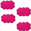 MSV 2108291 - Adesivo Antiscivolo, 4 Pezzi, Colore: Fucsia