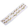Rayher 3109806 - Set di 2 pezzi di cera dorata, lunghezza 21 cm, larghezza circa 1,4 cm, confezione da 2 pezzi, cera decorativa, cera per candele di comunione, candele di nozze