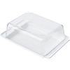 Kimmel Burriera con Coperchio, in plastica, Bianco/Trasparente