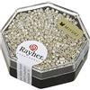 Rayher Rocailles-Delica, 1,6 Mm Ø, Argento, 4G, Metallizzate, Scat., 14760606