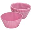 Zenker Fackelmann Zenker Set da 6 Pirottini per Muffin, Cupcakes, Tortine salate, Materiale in Silicone, Lavabili in lavastoviglie, Resistenti Fino a 230 °C, Dimensioni Diametro 7 cm