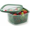 Snips | Aroma Keeper | Contenitore Per Cibi | Salva Aroma | 1,50 LT Quadrato | Griglia Interna | Chiusura Ermetica | Colore Verde| Made in Italy | Bpa Free, VERDE, 1,50 L