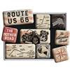 Nostalgic-Art Route 66 Bike Map
