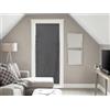 Soleil d'ocre Navigare per Cancello Fenother in Cotone 70x200 cm Panama Antracite, Grigio, 200x70 cm