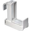 Gardinia Supporto a Clip per Asta da Tenda, Bianco, 0.1, 2 unità