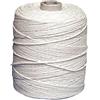 Rayher 7205000 - Filo per ordito n. 9, non cerato, 35% cotone, 65% poliestere, Bianco, Rotolo 220 m, 1 mm