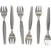 Fackelmann 32133 - Forchetta per ostriche, forchette per ostriche, in Acciaio Inox, 12,5 cm, Colore: Argento