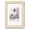 walther design Bianco Crema 13 x 18 cm con passe-partout, Home Cornice in Legno HO318W