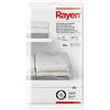 Rayen - 6 Sacchetti in Jersey antitarme, in polietilene, Trasparenti, 82 x 40 x 13 cm