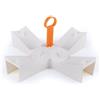 Excelsa Quick Cook Cuocipatate Microonde, Polipropilene, TPX, Bianco con Dettagli Arancio, 20x23x6 cm