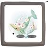 Coverlounge film suitable for the Toniebox | Protective film sticker | waale with flowers