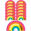 Talking Tables Piatti di Carta Arcobaleno per Feste di Compleanno, Piatti Usa e Getta Resistenti per Celebrazioni Pride, Stoviglie Colorate per Bambini e Adulti 12 Pezzi (24cm)