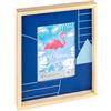 walther design Naturale 10 x 15 cm Cornice in Legno con passe-partout in Legno, Cornice Ritratto Geometrica RT015H