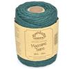 Everlasto - Rocchetti da 50 m, in morbido cotone colorato, per macramè, 4 mm circa, colore: verde muschio