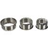 PREMIER Housewares 0806403 Set di 3 Formine per Pasticcino, Acciaio Inox