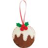 Trimits Feltro Decorazione Kit: Christmas Pudding, Colori Assortiti, Taglia Unica