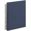 walther design album fotografico blu scuro 25 x 19 cm lino, 6SL2519C20M