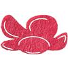 Petra's Bastel News Petra S News a-blf2904 - 35 50 x Fai da Mezzo Fiore 40 mm, Feltro Colore Rosa