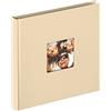 walther design Album Fotografico Crema 18 x 18 cm con Ritaglio Copertina, Fun FA-199-H