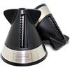 NERTHUS Vin Bouquet FIH 028 - Affettatrice per ortaggi a Julienne o a Spirale, Set da 2 Pezzi, Colore Nero