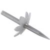 KUBB 20 Picche Cocktail Grigio Argento per pomodorini, Fragole, ravanelli, antipasto, Plastica Compatibile con Alimenti Garantita Senza Bisfenolo A, Grafite, 4 cm