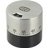 Dr. Oetker Timer Cucina in Acciaio Inox, Kitchen Aid, Timer Uovo/Cucina, Ø 6,5 cm, 1652