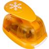 Artemio-Sagoma a Forma di Fiocco di Neve, 3,5 cm Numero 2-Punzonatrice a Leva, per Carta, Colore: Arancione