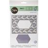 Sizzix Set di Fustelle Thinlits 2 pz 664398 Cornice Intreccio Geo di Jessica Scott