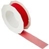PRÄSENT C.E. PATTBERG SHEER Nastro organza color rosso, nastro chiffon per pacchi regalo, lungh. 25 m, largh. 25 mm, nastro largo per incartare regali, decorare, bricolage, nastri decorativi tessuto