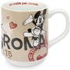 Egan Mug Collezione Disney Mickey Mouse City. Oggetto Realizzato in Porcellana di Colore Beige. Dimensione: 18X11 cm. La referenza è PWM21I/RO