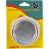 SF SANFOR Sanfor - Guarnizioni in gomma + filtro per caffettiera italiana, 12 tazze, gomma bianca, alluminio, 92 x 75 x 8 mm, 87027