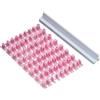 KitchenCraft Sweetly Does It Set da 73 Stampini / Timbri a Forma di Lettere e Numeri per Decorare Torte e Dolci in Plastica - Rosa