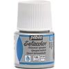 Pebeo - Colore per Stoffa Setacolor Opaco, flacone da 45 ml, Colore: Argento Brillante
