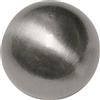 Gardinia Manopole terminali per binari per Tende, 2 x Sfera, Serie Memphis, Metallo, Aspetto Acciaio Inox, Ø 16 mm