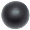 Gardinia Tondo, 2X terminali, Metallo, Matte, per Tende Tecniche Ø 16 mm, Nero Opaco, 2 unità