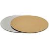 Decora 0932502 DECORA - SOTTOTORTA ACCOPPIATO ORO E ARGENTO Ø 22 CM
