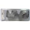 Duffi Home - Supporto doppio estensibile in metallo, 2 pezzi, 28 mm