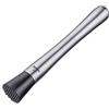 Westmark Pestello per Caipirinha, Monopol Edition, Lunghezza: 21 cm, Acciaio Inossidabile/Plastica, Sol, Argento/Nero, 62793360