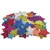 Rayher 30231000 Gommapiuma stelle glitter, 2+3cm ø, adesivo, bus.blis. 100pz