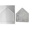 Rayher 36060000 stampo per: Casa, 16,5 x 17,5 cm, profondità 4 cm, Pet, Trasparente, 3 x 2.1 x 0.45 cm