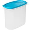 TATAY Contenitori Ermetici per Alimenti 2L Top Flex | Coperchio a Pressione | Contenitori Plastica per Alimenti | Microonde, Lavastoviglie, Frigo, Freezer | Senza BPA | 18,4x9,7x17,8 cm, Blu