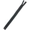 Trimz 18 cm (~ 17,8 cm) One Way End Stop Zip con Denti 4 mm 1 PC, Poliestere, Nero, 18 x 4 x 1 cm