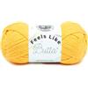 Lion Brand Yarn Company Marca Leone 215 - 178 Feels Like Butta Filato, Poliestere, Giallo, 17.78 x 6.35 x 6.35 cm