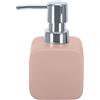 Dispenser sapone da appoggio rosa in plastica Ring